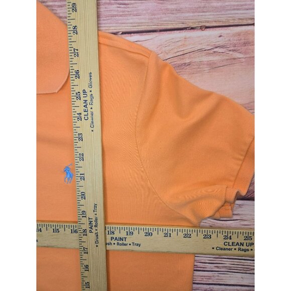Polo Ralph Lauren Custom Fit Orange Polo Large - Picture 7 of 7